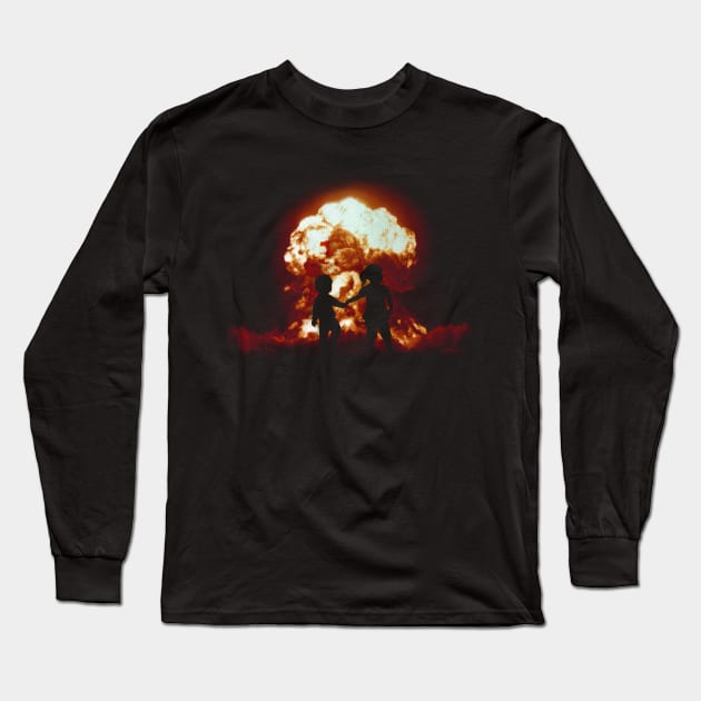 mushroom cloud - no future Long Sleeve T-Shirt by CheesyB